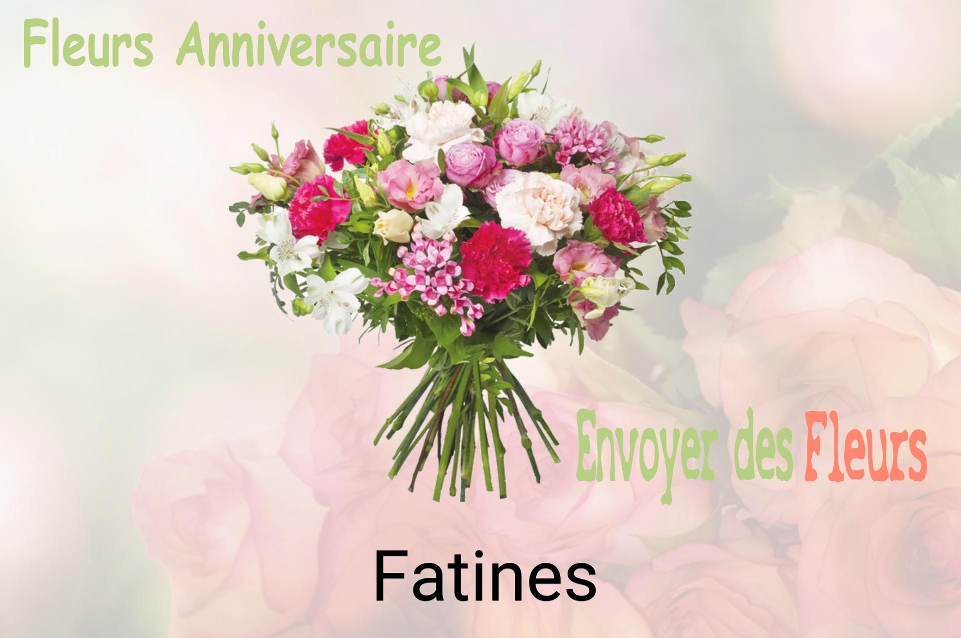 Bouquet de fleurs d’anniversaire livré à Fatines